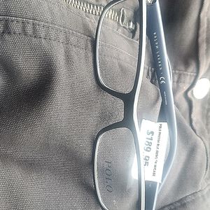 Polo Ralph Lauren frame glasses . Dark gray/black . Willing to negotiate pricing